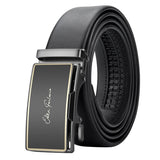 Noxwear - OYIFAN Men Belt Genuine Leather Belt for men Automatic belts Adjustable waistband Business belts 허리띠