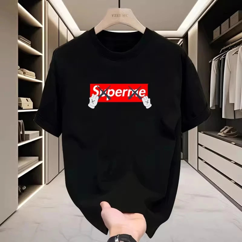 Noxwear - New Design Trendy Brand Loose Men's and Women's T-shirts Pure Cotton Sports Fashion Casual Sports Boys and Girls Tops