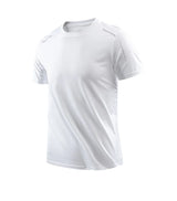 Noxwear - CHRLCK Men's Running Quick Drying T-shirts Breathable Hiking Fishing Tees Soft Elasticity Outdoor Sports Short Shirt Summer