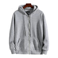 Noxwear-Zipper Hoodies Autumn Winter Men's New Long Sleeve Hooded Sweatshirt Fashion Casual Male Outfit Sportwear Loose Fit Clothes