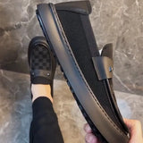 Noxwear - 2025 Autumn New British Style Mens Casual Shoes Fashion Trend Board Shoes Male Flat Shoes Platform Business Casual Loafers Mens