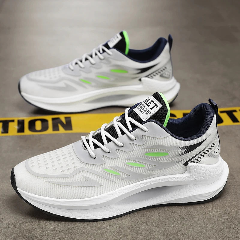 Noxwear - Men's Breathable Sports Shoes Spring New Mesh Casual Fashion Versatile Trendy Men's Shoes Summer Running Shoes Suitable for Outdoor Sports
