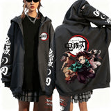 Noxwear - Devil Killer Anime Zipper Hoodie Men's and Women's Sportswear Street Wear Autumn and Winter Fashion