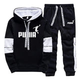 Noxwear - Hot Sales Mens Tracksuit Print Casual Sweatshirts Sportswear Single Piece Hoodie Pants Outdoors Gym Sports Jogging Mens Clothing
