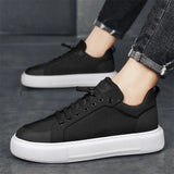Noxwear - Mens Canvas Shoes 2025 Summer New Comfortable Breathable Casual Board Shoes Platform Heightening Sneakers Men zapatillas hombre