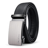 Noxwear - OYIFAN Men Belt Genuine Leather Belt for men Automatic belts Adjustable waistband Business belts 허리띠