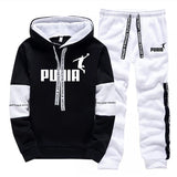 Noxwear - Hot Sales Mens Tracksuit Print Casual Sweatshirts Sportswear Single Piece Hoodie Pants Outdoors Gym Sports Jogging Mens Clothing