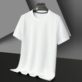 Noxwear - New Summer Waffle Round Neck Short Sleeved T-shirt for Men's Short Sleeved Top