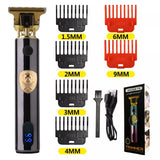 Noxwear - T9 LCD Electric Hairdresser Oil Shaving Head Electric Pusher Carving