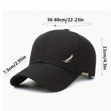 Noxwear-Men's breathable baseball cap, spring and summer fashionable baseball cap, wheat ear copper label outdoor casual baseball cap