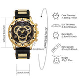 Noxwear - Men’s Watch Fashion Silicone Band Analog Quartz Wrist Watch Man Sports Watches