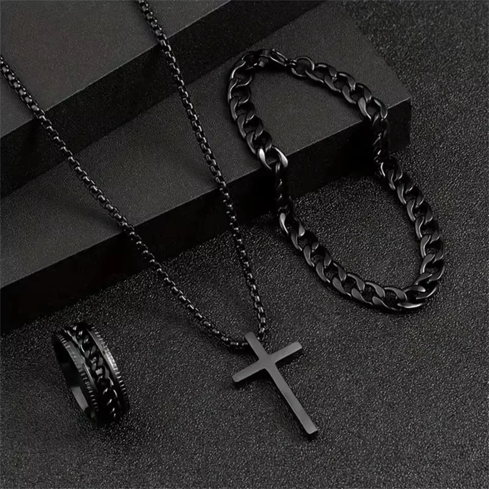 NoxWear - Cross Jewelry Set
