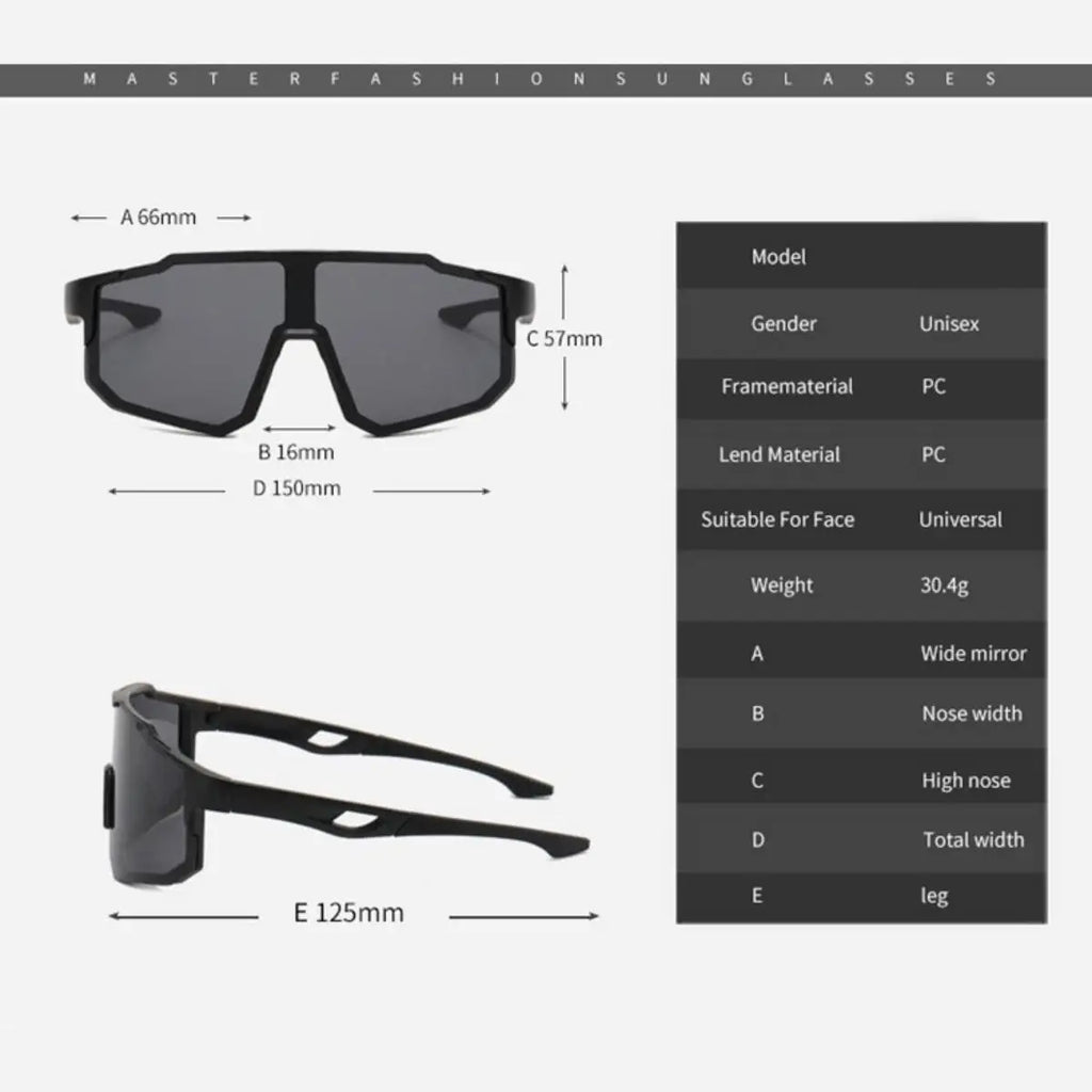 Noxwear - New Cycling Sunglasses Large Frame