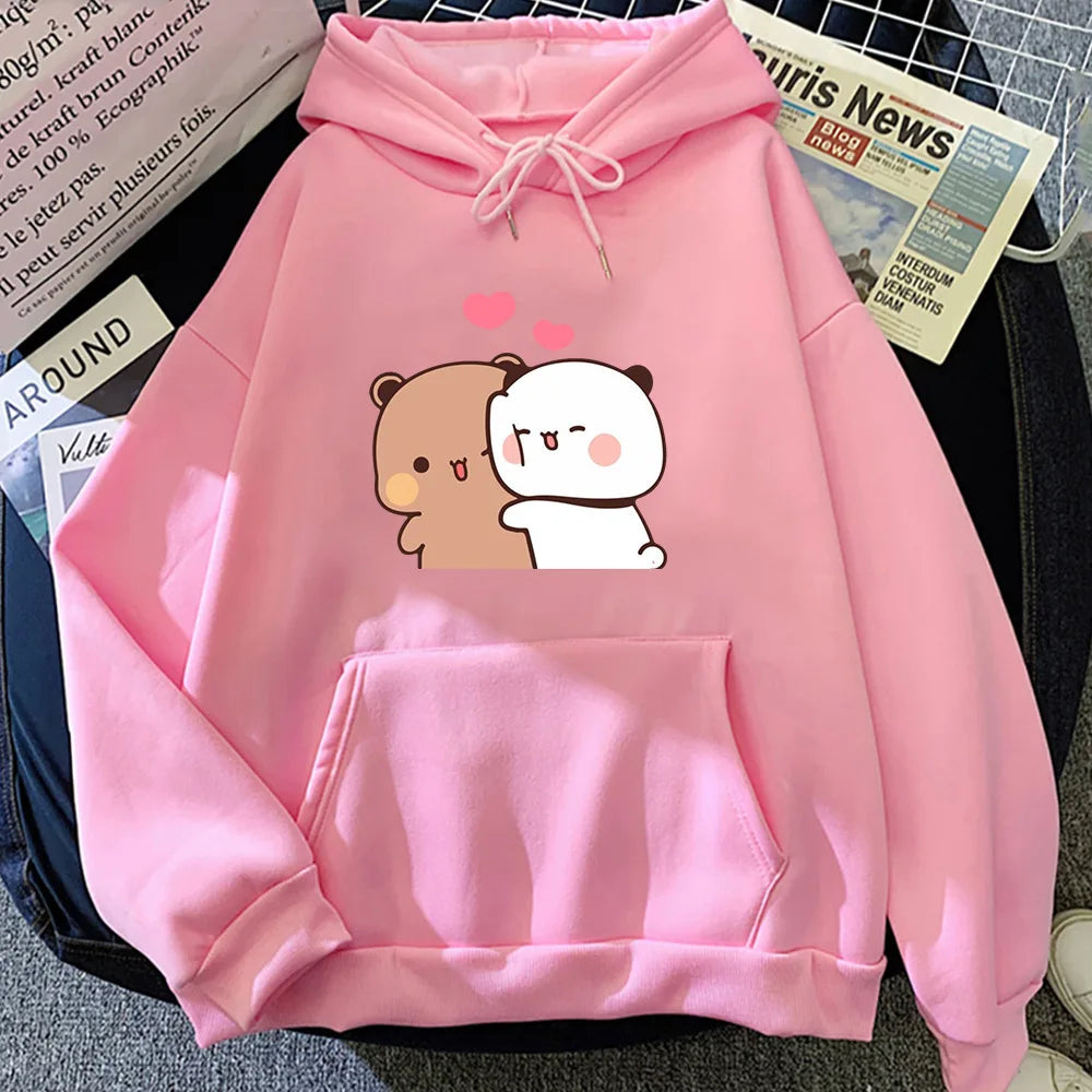 Noxwear - 2025 Spring and Autumn New Fabric and Dudu Anime Cute Hoodie Spring and Autumn Couple Casual Long Sleeve Hoodie