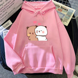 Noxwear - 2025 Spring and Autumn New Fabric and Dudu Anime Cute Hoodie Spring and Autumn Couple Casual Long Sleeve Hoodie