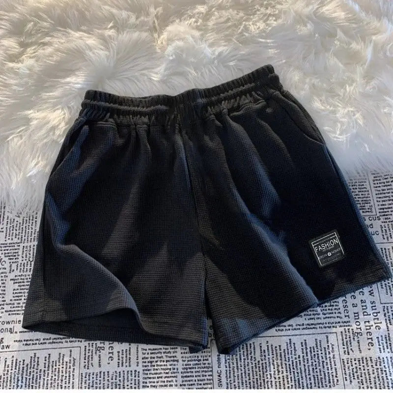 Noxwear - 2025 Summer New Women Waffle Comfortable Leisure Sports Shorts Loose Outdoor Cycling Camping Hiking Mountaineering Shorts