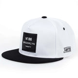 Noxwear-Unisex Brooklyn Print Label Embroidery Hip-hop Hats Outdoor Adjustable Casual Baseball Caps Sunscreen Hat