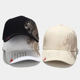 Noxwear - Chinese Style Dragon Pattern Baseball Hat For Men And Women, Versatile National Tide Cap, Hip Hop Hip Hop Skateboarding, Cool