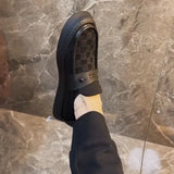 Noxwear - 2025 Autumn New British Style Mens Casual Shoes Fashion Trend Board Shoes Male Flat Shoes Platform Business Casual Loafers Mens