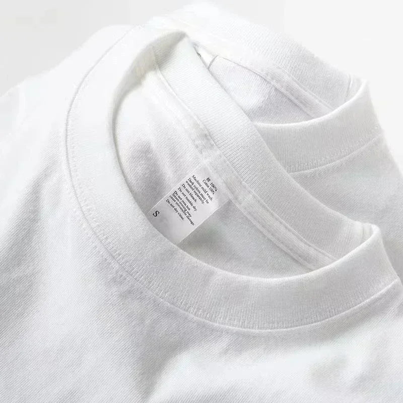 Noxwear - Summer and autumn simple and trendy machine-printed T-shirt loose and casual short-sleeved men's and women's sportswear top