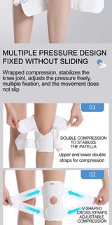 Noxwear - AOLIKES Knee Pads Support with Side Stabilizers for Men and Women Meniscal Tear Knee Pain ACL MCL Arthritis Injuries Recovery