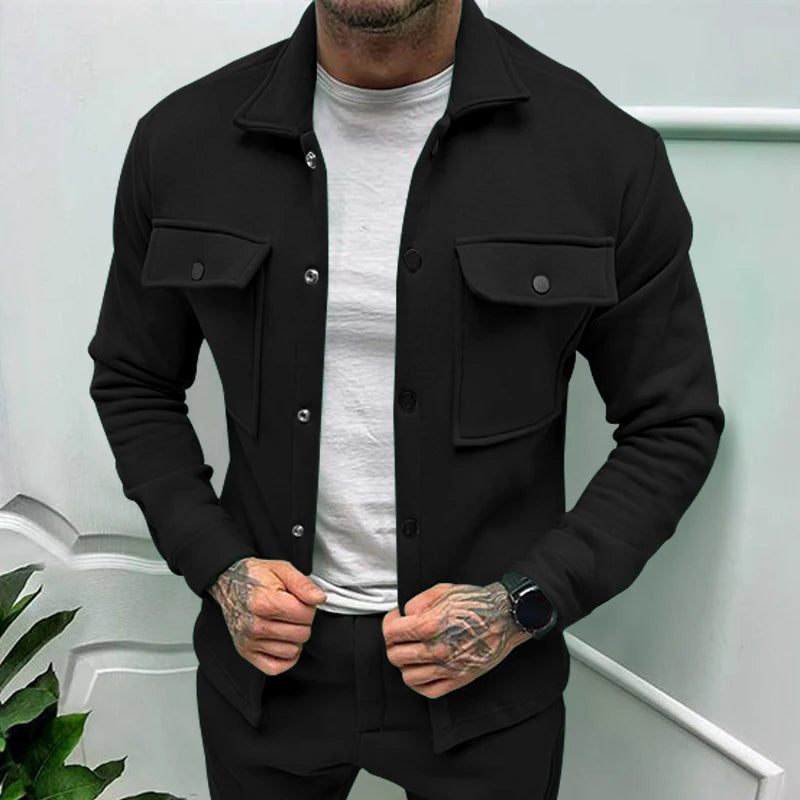 Noxwear -  Cross Border Amazon Winter New Men's Fleece Jacket Fashion