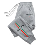 Noxwear - Hot Sale Milan City Printed Jogger Pants High Quality Men's Autumn Winter Casual Sports Sweatpants Outdoor Running Wear