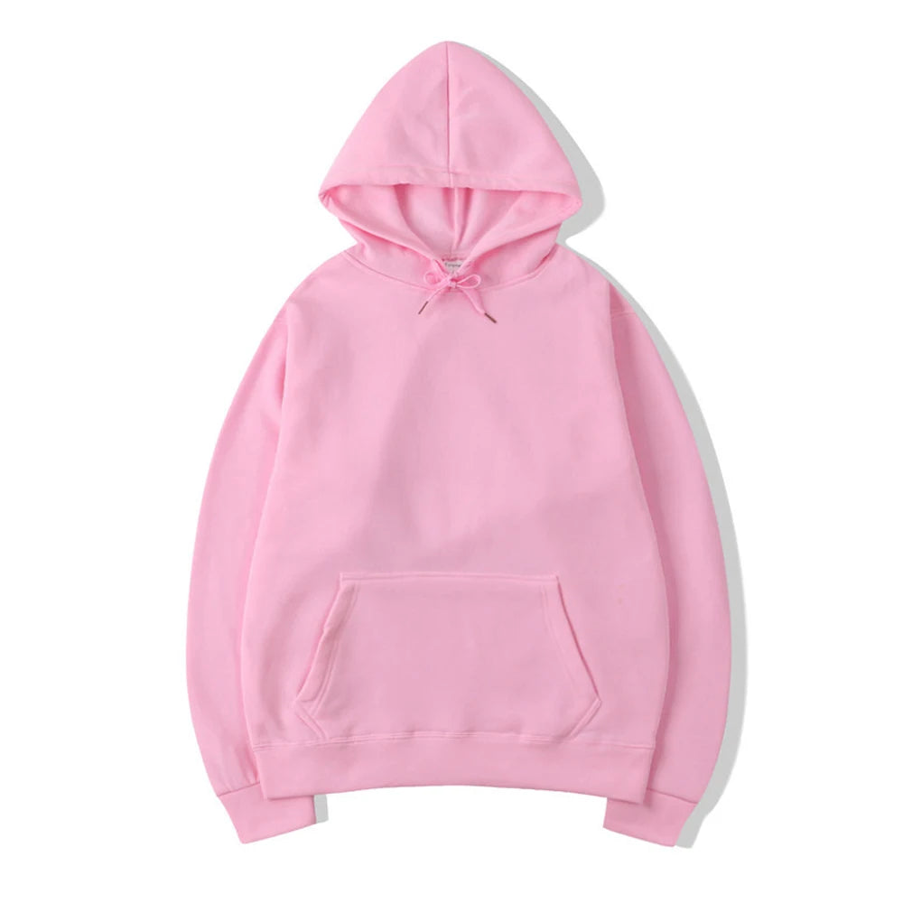 Noxwear - Hoodies Women Pullover Spring Autumn Casual Hoodie Sweatshirts Solid Color Hoodies Oversize Black Sweatshirt For Male
