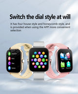 Noxwear - New Smart Watch 2.01 Inch HD Display Answer Make Call Message Preview Sport Modes smartwatch DIY Dial Weather Forecast Men Women