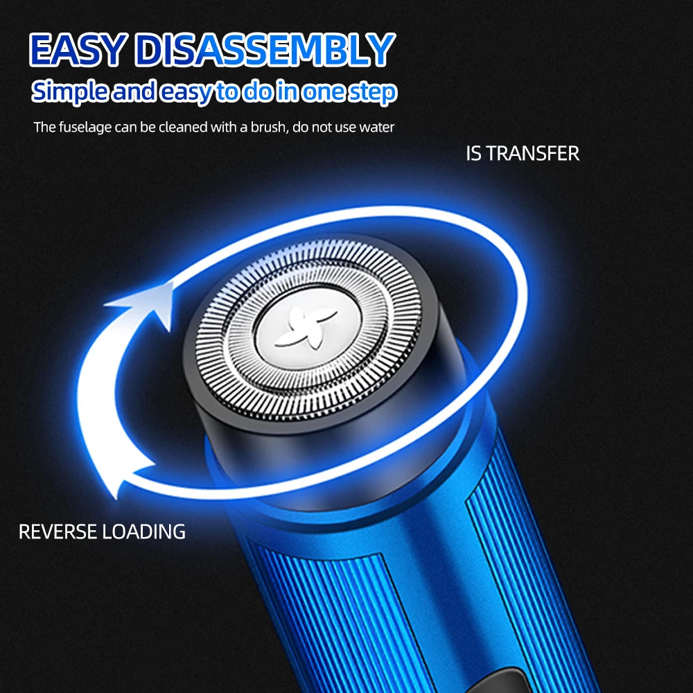Noxwear - Men's Mini Electric Shaver Rechargeable Razor Epilator Women's Shaving Machine for Men Car Mini Shaver Electric Shaving Tools