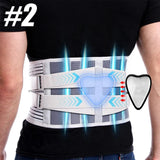 Noxwear - Lower Back Brace with 6 Stays Anti-skid Orthopedic Lumbar Support Breathable Waist Support Belt for Men Women Gym Pain Relief