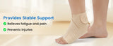 Noxwear - VELPEAU Ankle Compression Sleeve for Achilles Tendinitis and Plantar Fasciitis, Adjustable Ankle Support Universal for Both Feet