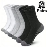 Noxwear - 12Pairs Men's Outdoor Gym Socks High Quality Comfortable Soft Ground-Gripping Football Large Size New Style