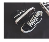 Noxwear - Spring New Shoes for Men Women Canvas Casual Shoes High Tops Flat Skateboard Vulcanized Shoes Lovers Cool Lace-up Sneaker