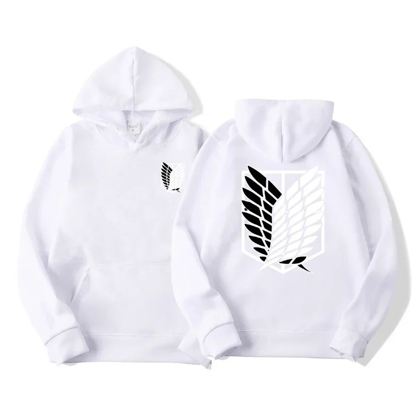 Noxwear-Japan Anime Attack on Titan Men Hoodies Spring Autumn Hip Hop Casual Pullover Top Hoodie Fashion Sweatshirts Jogging Sportswear