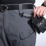 Noxwear - Men's Winter Pants Water Resistant Fleece Lined Snowboard Ski Softshell Tactical Pants with Multi-Pockets Outdoor Work Pants