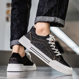 Noxwear - 2026 Trend Men's Casual Canvas Shoes Flats Shoe Hot Korean Style Men Board Shoes Lightweight  Breathable Walking Footwear Hombre