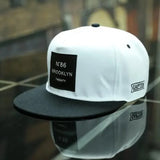 Noxwear-Unisex Brooklyn Print Label Embroidery Hip-hop Hats Outdoor Adjustable Casual Baseball Caps Sunscreen Hat