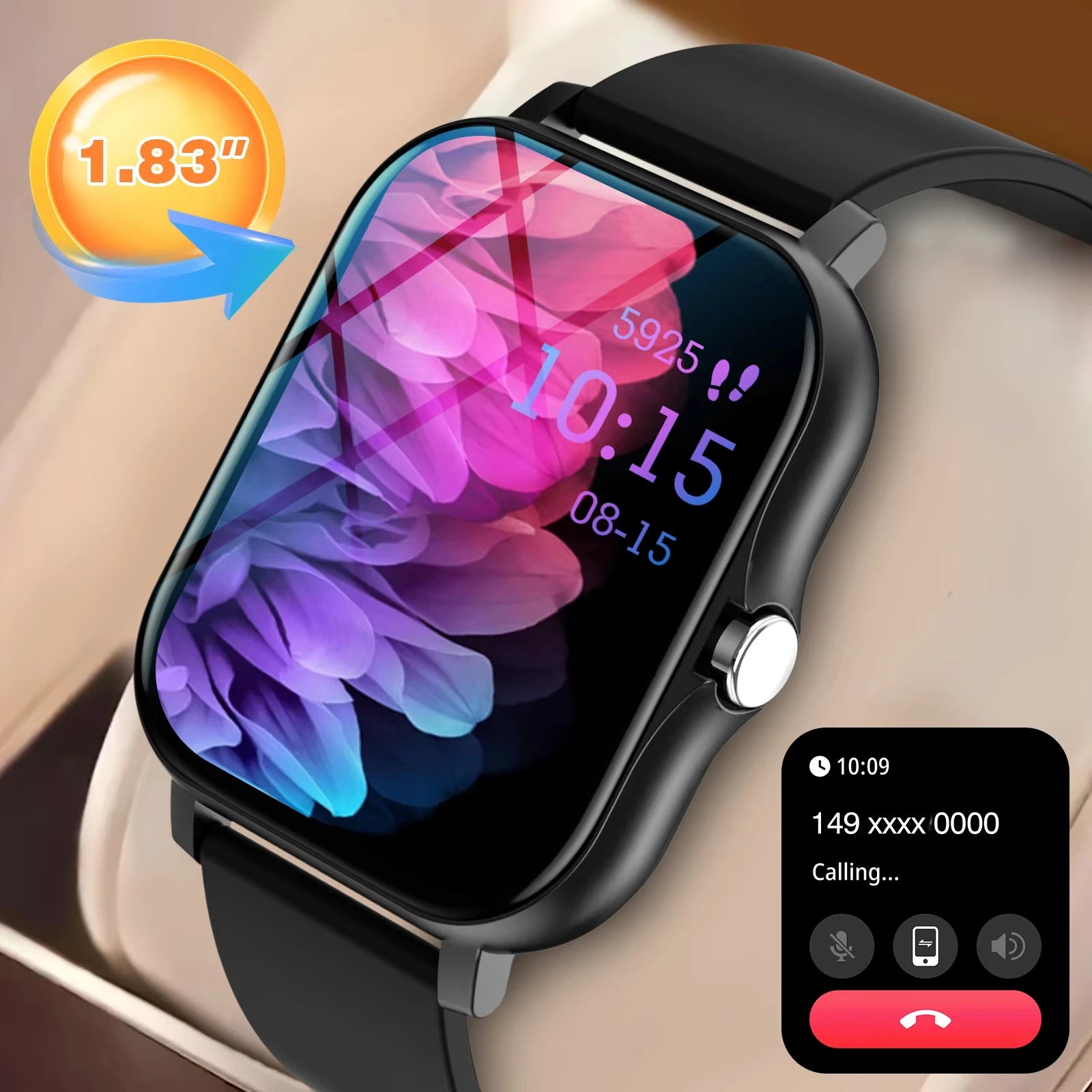 Noxwear - KESHUYOU New Bluetooth Call Smart Watch Information Push Men Women Health Monitoring Watch Pedometer Smart Watch For Android IOS