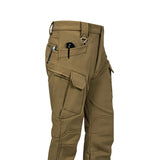 Noxwear - Men's Winter Pants Water Resistant Fleece Lined Snowboard Ski Softshell Tactical Pants with Multi-Pockets Outdoor Work Pants