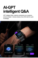 Noxwear - 2025 New Accurate ECG Smart Watch Heart Health Analysis Blood analysis Blood Lipid Blood Pressure BT call Smart Watches For Men