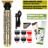 Noxwear - Vintage T9 Hair Clipper Beard Shaving Body Hair Trimmer Clippers Electric Men Haircut Machine 0mm Barber Shaver