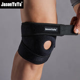 Noxwear - JASONTUTU 1PCS Breathable Four Spring Knee Support Brace Kneepad Adjustable Patella Knee Pads Safety