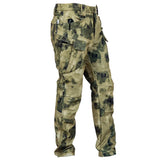 Noxwear - Men's Winter Pants Water Resistant Fleece Lined Snowboard Ski Softshell Tactical Pants with Multi-Pockets Outdoor Work Pants