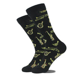 Noxwear - Cotton Happy Funny Socks Men Alien Planet Shark Crazy Design Sokken Unisex Novelty Dinosaur Crew Skateboard Calcetines Hombre