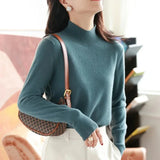 Noxwear - Autumn Winter chic Bottom Sweaters Women Fashion Turtleneck Pullover Slim Long Sleeve Knitted Jumpers Soft Warm Pull Femme Top
