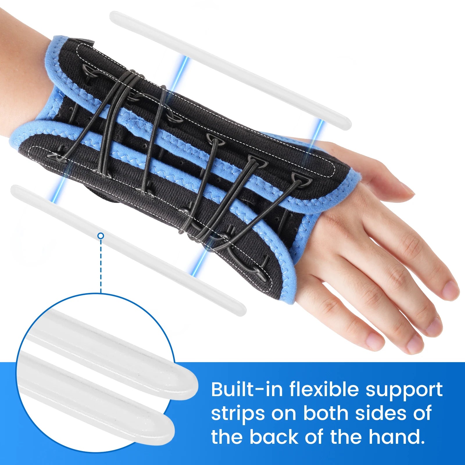 Noxwear - VELPEAU Wrist Brace for Carpal Tunnel, Arthritis, Tendonitis, Sprain, Injuries and Pain Relief, Wrist Splint for Women Men