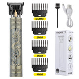 Noxwear - Retro T9 Original Haircutting Machine Set Jackets Trimmer Men's Electric Shaver Male Lence Pro Barber Shaver for Sensitive Areas