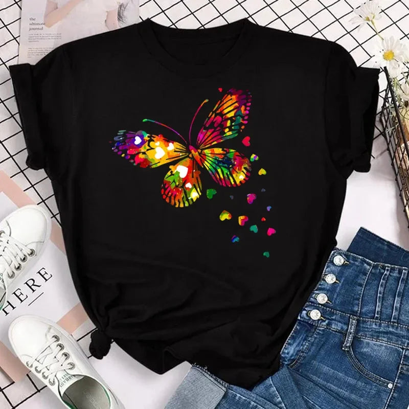 Noxwear - Butterfly Petal Graphic Tee