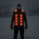 Noxwear - 28/9 Areas Heated Vest Men Jacket Heated Winter Womens Electric Usb Heater Camping Jacket Man Thermal Vest Body Warmer Coat 6XL